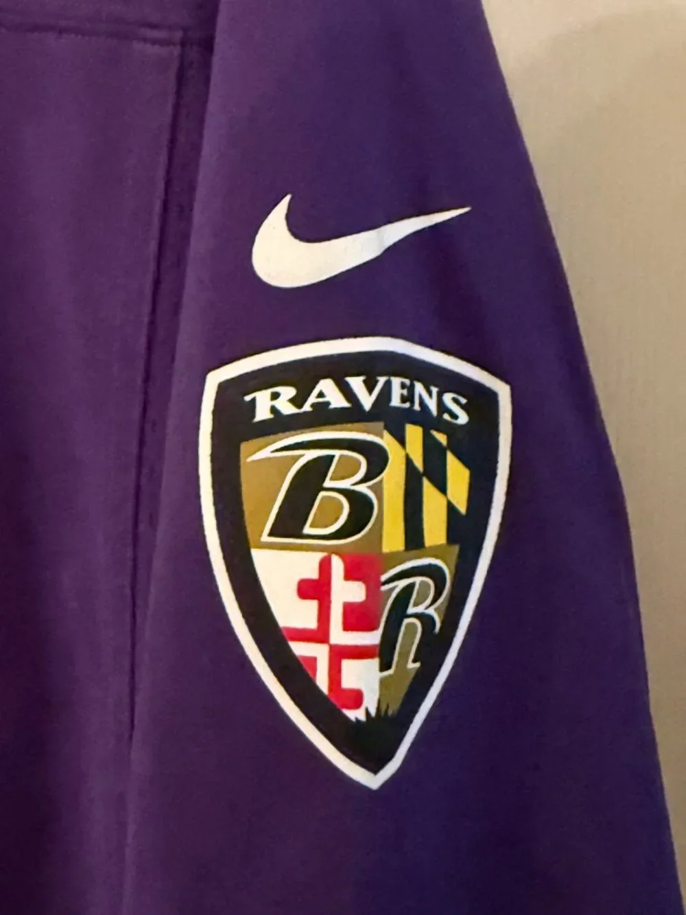 Nike Baltimore Ravens Torrey Smith # 82 Purple Home Jersey Size Men's Large - Picture 6 of 6